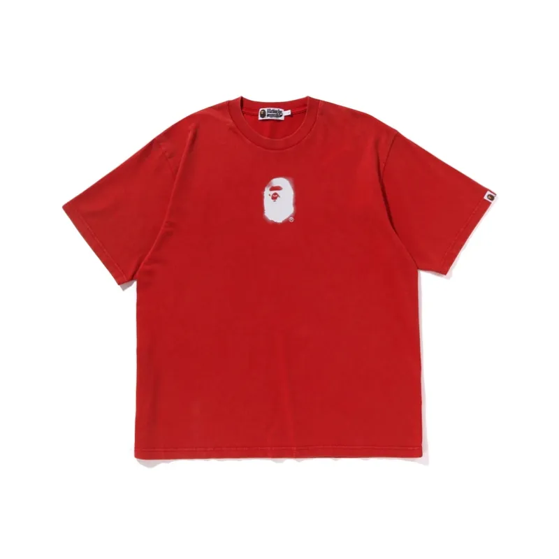 A BATHING APE Pigment Print Ape Head Relaxed Fit Tee-1