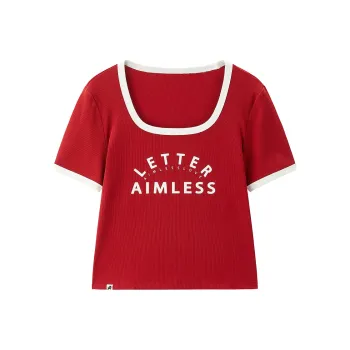 LEDIN T Shirts Women's Samba Red