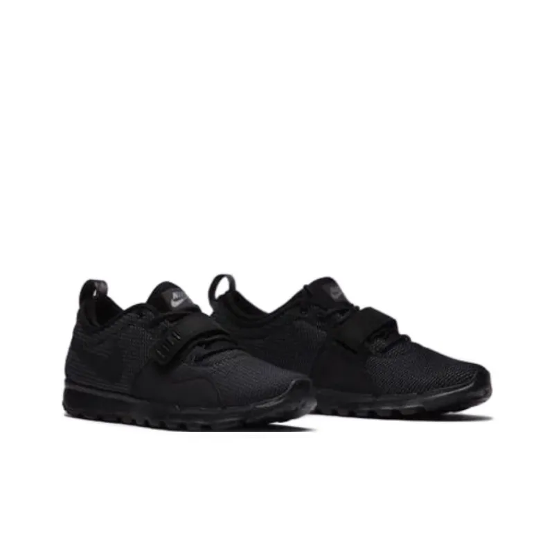 Nike Trainerendor Cushioning, Wear Resistant Low Top Casual Running Shoes Men's Black-2