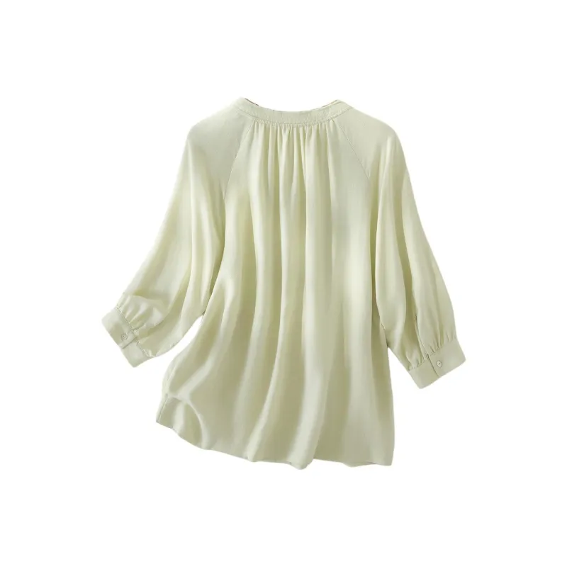 IHIMI Shirts Women's Light Green-1