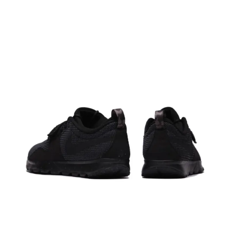 Nike Trainerendor Cushioning, Wear Resistant Low Top Casual Running Shoes Men's Black-3
