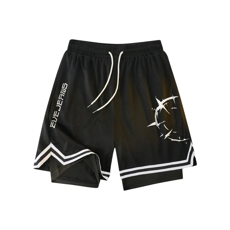 Yiwen Basketball Shorts Unisex-0