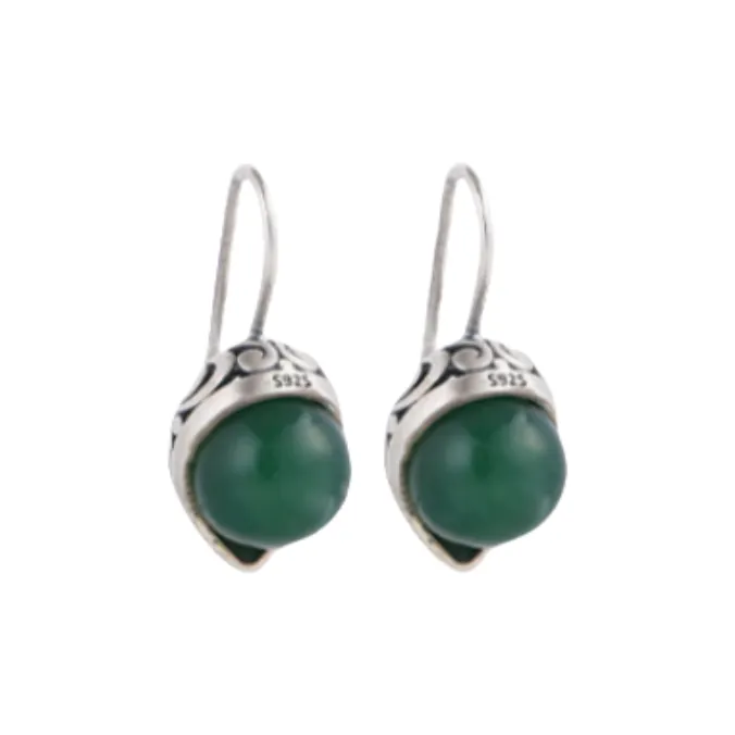 JINLUWANG S925 Silver Earrings Women's-0