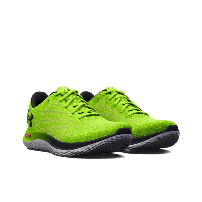 Under Armour Flow Velociti Wind Anti Slip Wear Resistant Low Top Casual Running Shoes Men's Green-2