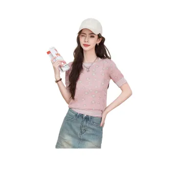 FAWENXIANGZI Knitwear Women's Pink
