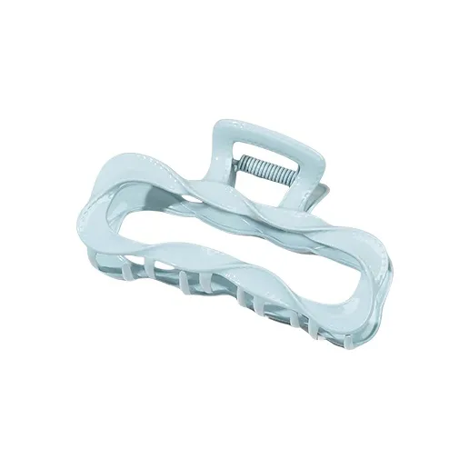 Water Jade Acrylic Hair Clips Women's-7