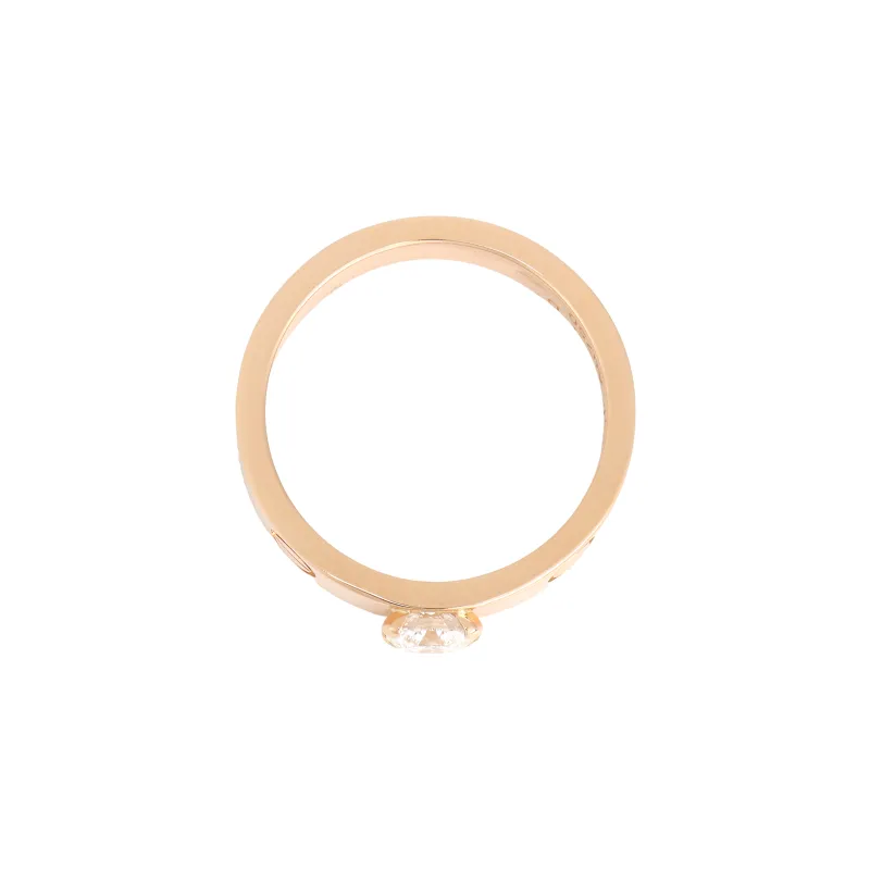 CARTIER Love Rings 18K Gold Engagement Rings Women's Rose Gold-1