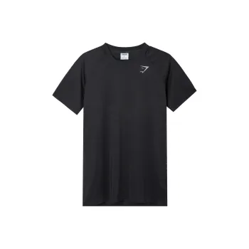 GYMSHARK T Shirts Men Black
