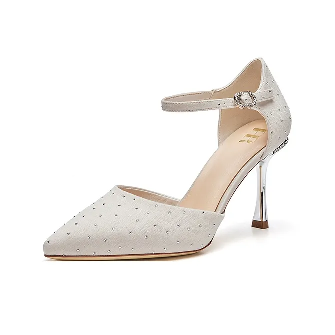 HR High Heels Women's White-6