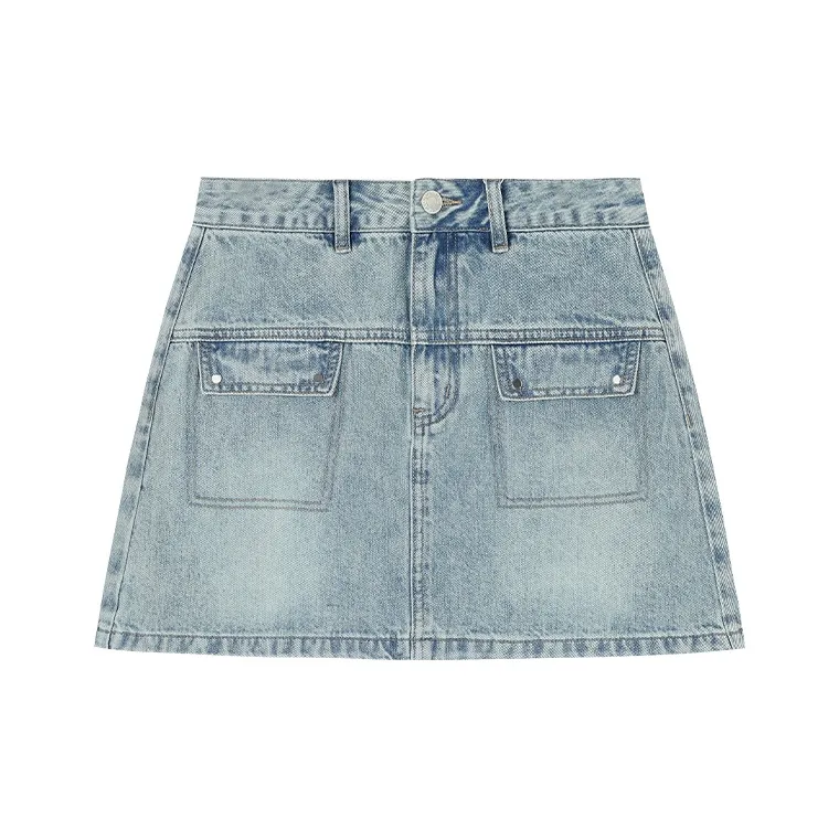 JESSYLINE Denim Short Skirts Women's-0
