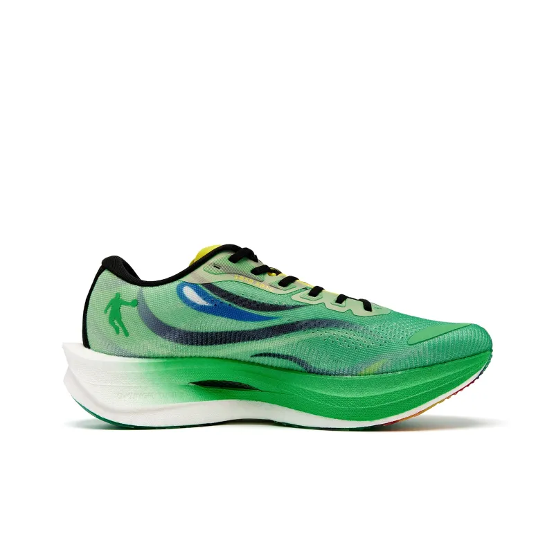 XIAOSHIHOU x QIAODAN Strong Wind 3.0 PRO Anti Slip Wear Resistant Low Top Casual Running Shoes Men's Green-1