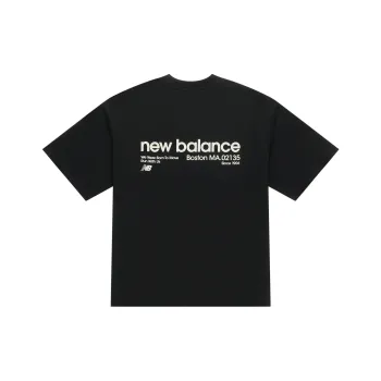 New Balance T Shirt With Small Logo On Chest Unisex Black