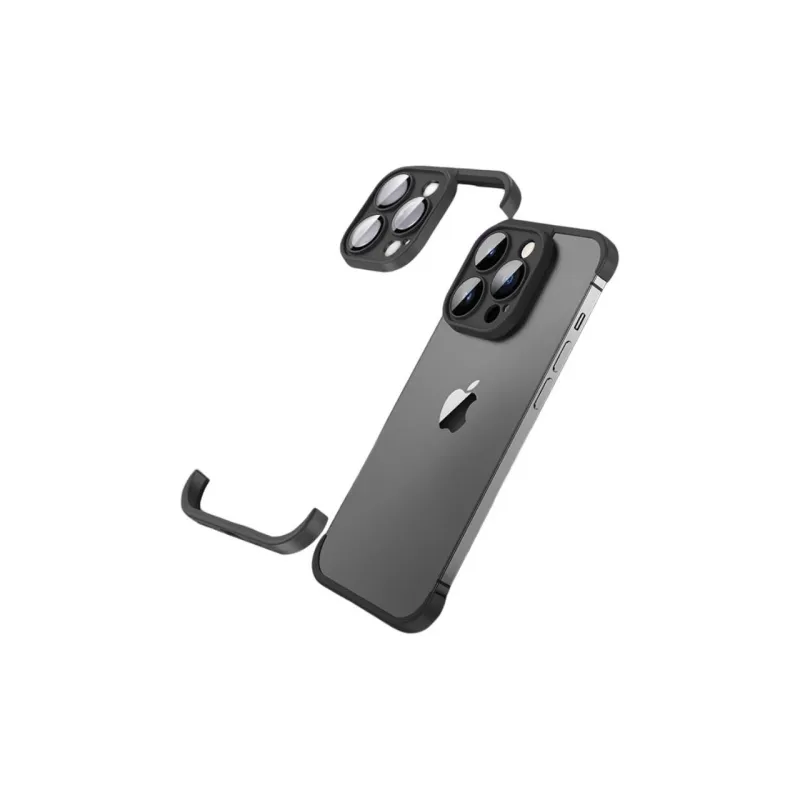 HUINIAN Silicone, PC, Microfiber Material Borderless Phone Cases Compatibility Apple 16 Pro Max, IPhone 15, 14, 13, 12-6