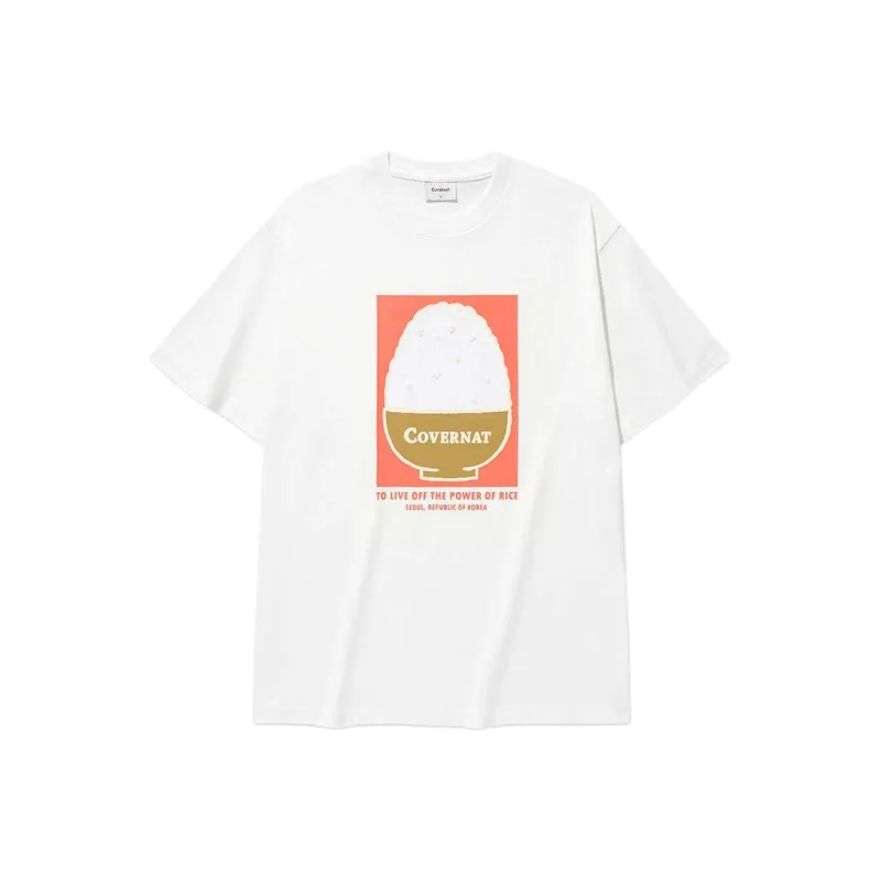 COVERNAT T Shirts Unisex White-0