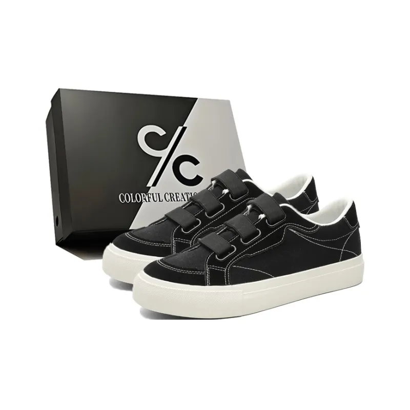 Colorful Creations Slip Resistant, Abrasion Resistant, Breathable Low Top Canvas Shoes Men's Box-5