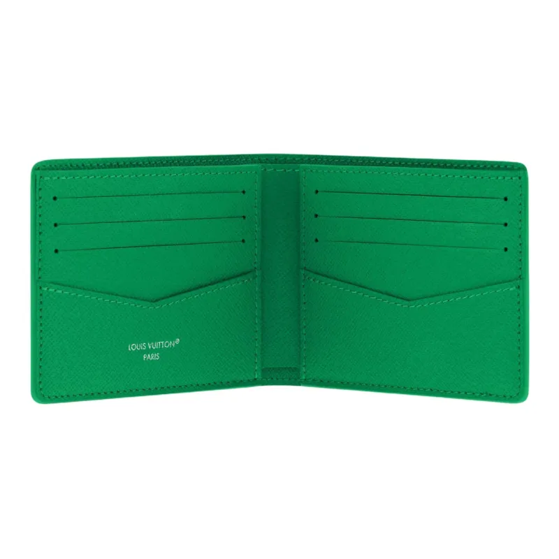 LOUIS VUITTON Golf Slender Wallet Green-3