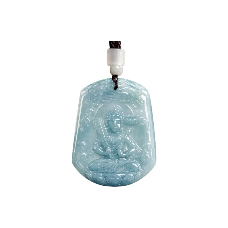 BYTHERE Glutinous Jade Jadeite Necklaces Unisex-4