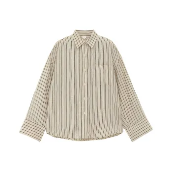 ARKET Shirts Women's Beige/Black