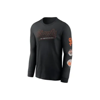 Nike San Francisco Giants Cooperstown Knockout Men's Nike Mlb Long Sleeve T Shirt