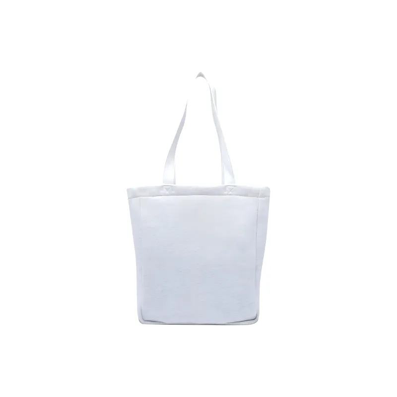 A.P.C × Asics Collaboration Cotton Tote Bag, Shopping Bag, Shoulder Bag Women's Light Gray-2