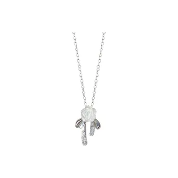 DAWO 925 Sterling Silver Necklaces Women's