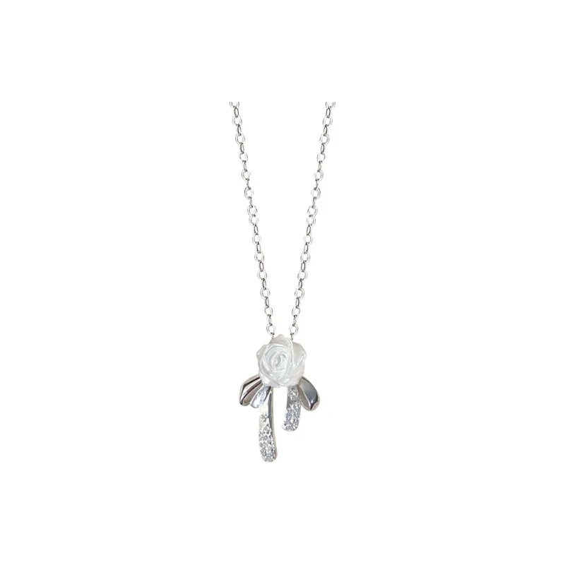 DAWO 925 Sterling Silver Necklaces Women's-0