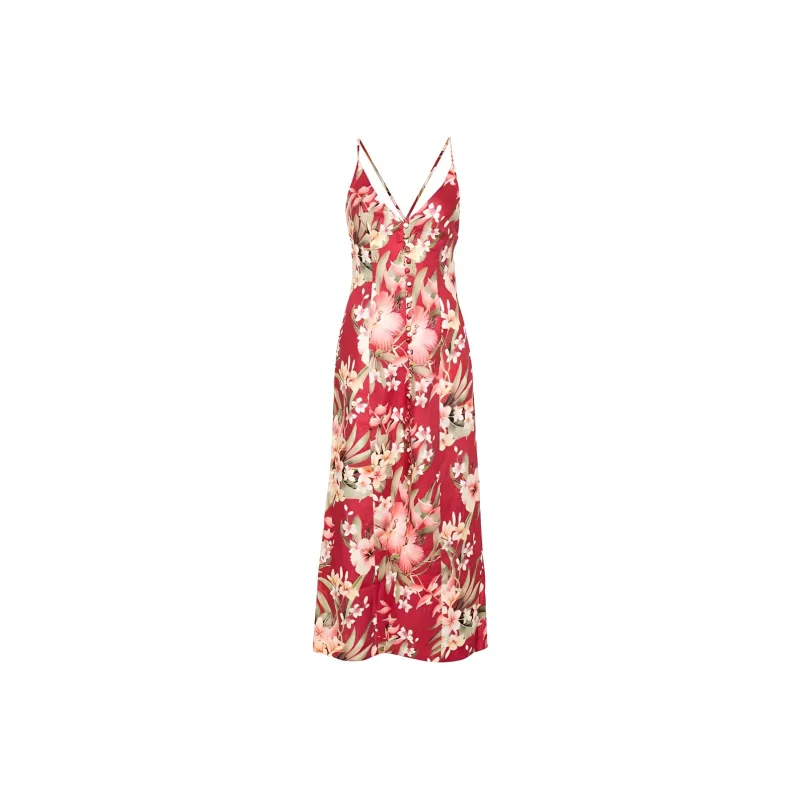 Zimmermann Slip Dress Women's Red-0