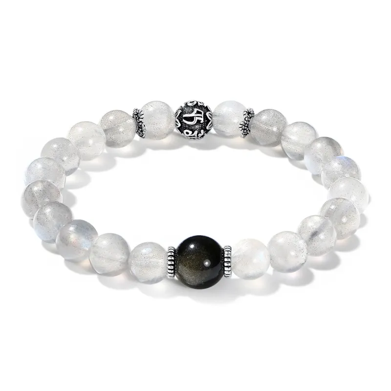 CMFY Obsidian Jade Bracelets Unisex-1