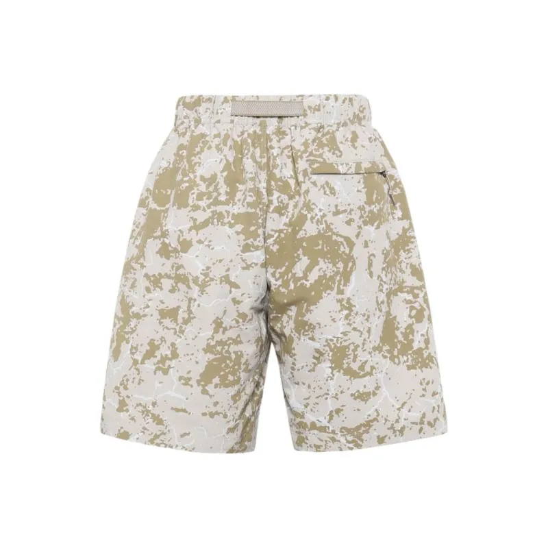 Nike Print Trail Shorts Casual Shorts Men's Light Brown-3