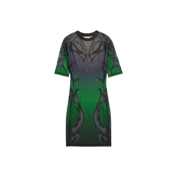 PUMA x ARIES SS25 Short Sleeved Dress Women's Neon Green
