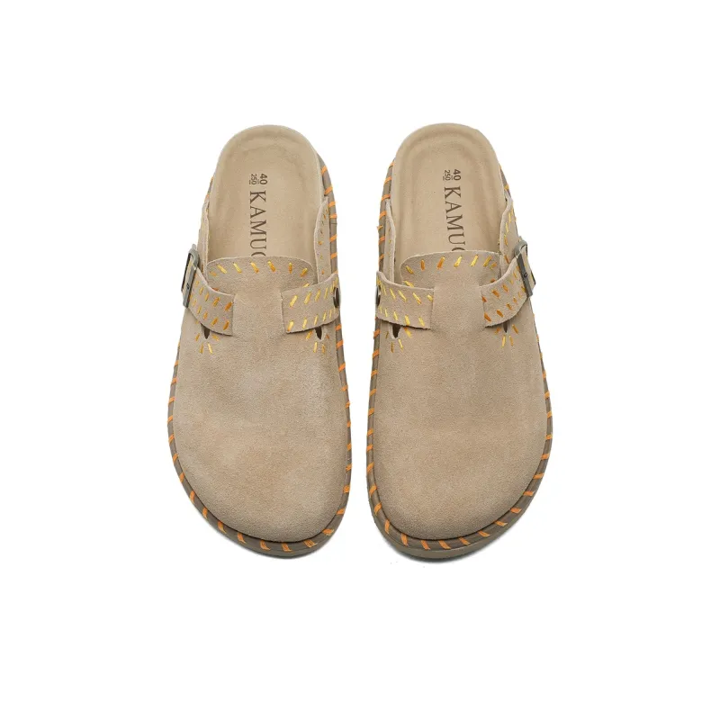 PLO CART Rubber Sole Abrasion Resistant Slip Resistant Closed Toe Slippers Unisex-1