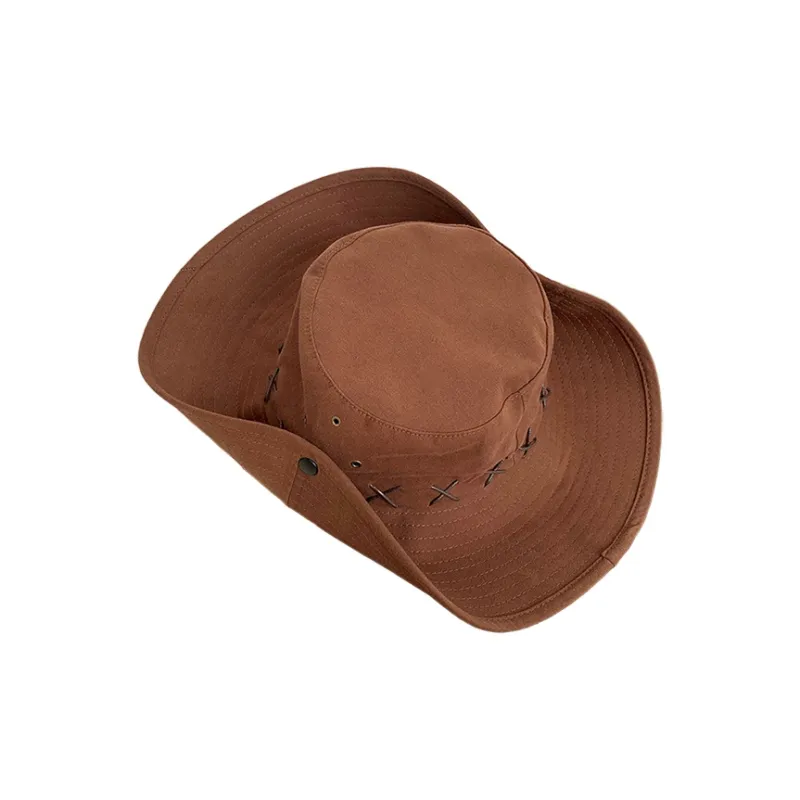 Yalu Synthetic Fiber Bucket Hats Unisex-6