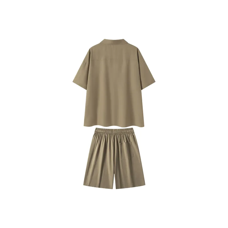 HUANQIU Shirt Matching Set Unisex-16