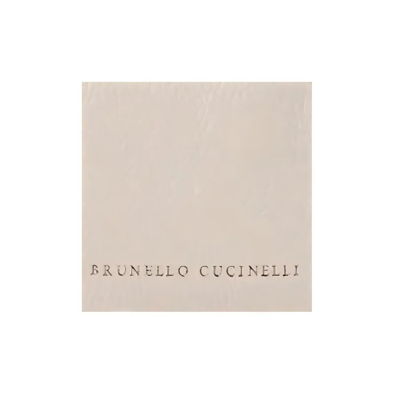 Brunello Cucinelli Leather Card Holder Women's Ivory-3