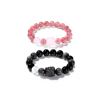 CMFY Obsidian Jade Bracelets Unisex