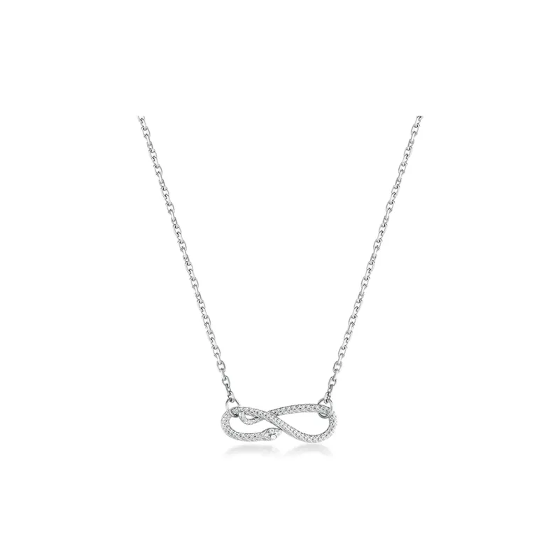 BROSWAY Titanium Steel Necklaces Women's Silver-1