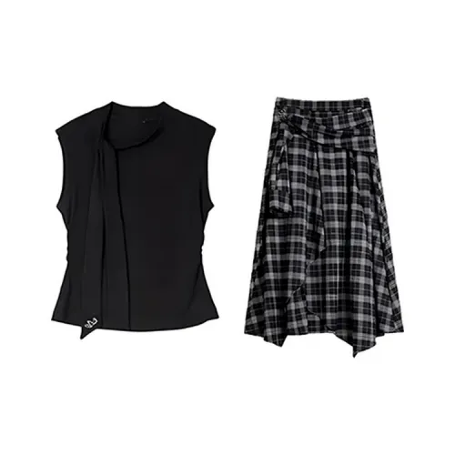 PLANE DRIFT Two Piece Skirt Sets Women's