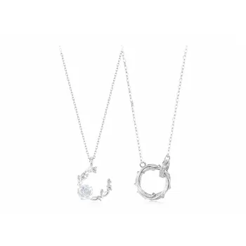 CHINA GOLD 925 Sterling Silver Necklaces Women's