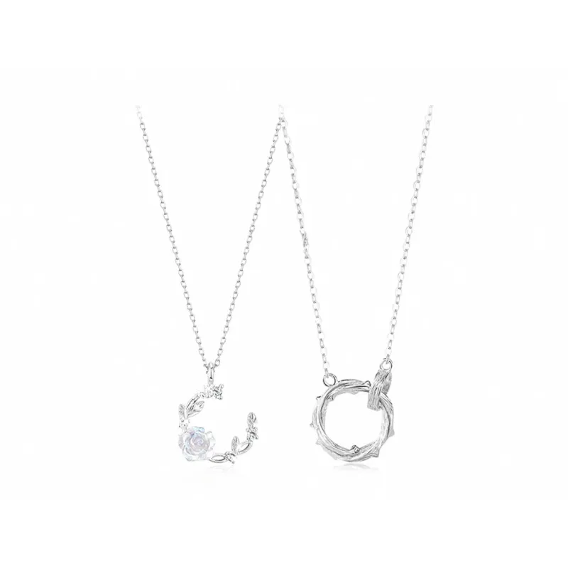 CHINA GOLD 925 Sterling Silver Necklaces Women's-0