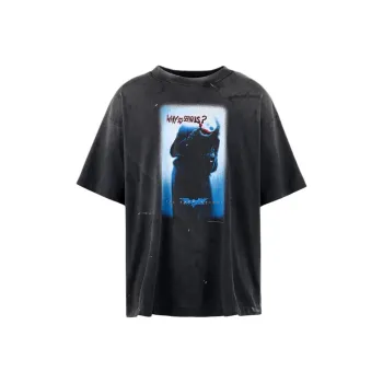 SAINT Mxxxxxx The Dark Knight, Collaboration T Shirts Unisex Black