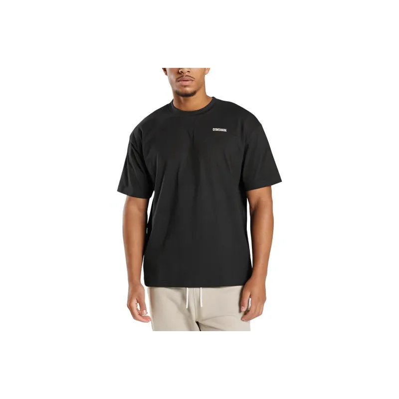 GYMSHARK T Shirts Men Black-2