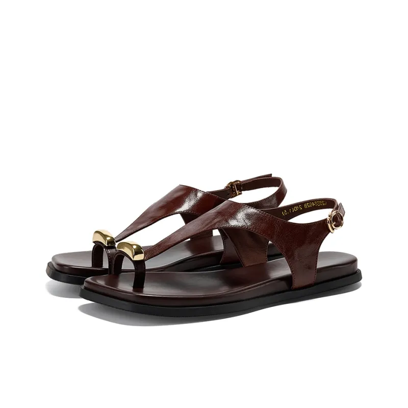 GG CC Flat One Strap Sandals Women's-1