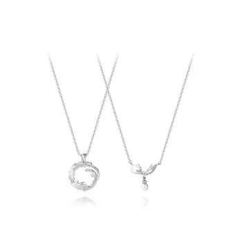 BLANK IN BLANK Zircon Necklaces Unisex