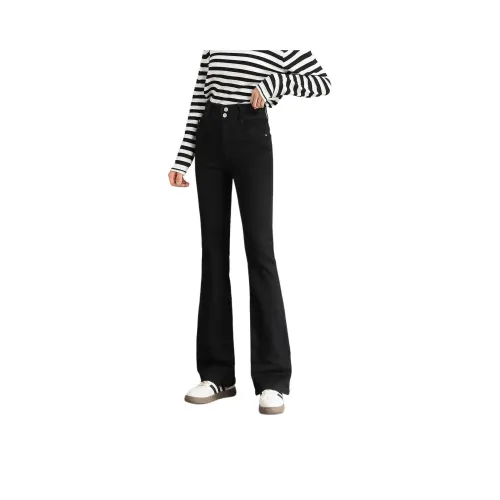 FAWENXIANGZI Jeans Women's Black
