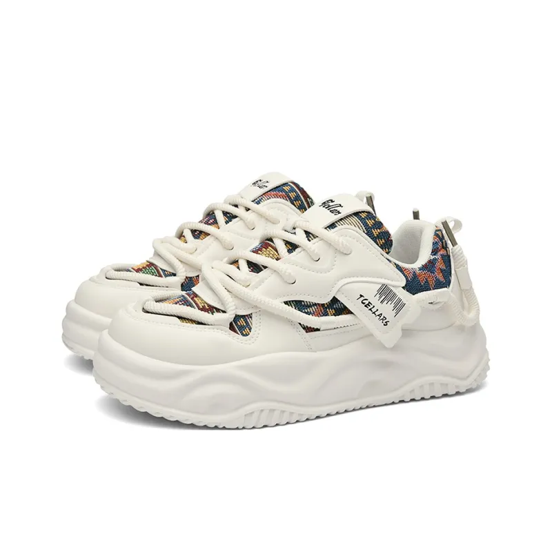 TCELLARS Abrasion Resistant Balance Lightweight Height Increasing Rebound Low Top Casual Shoes Men's-7