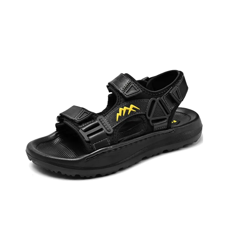 Eminu Beach Sandals Men Black-1