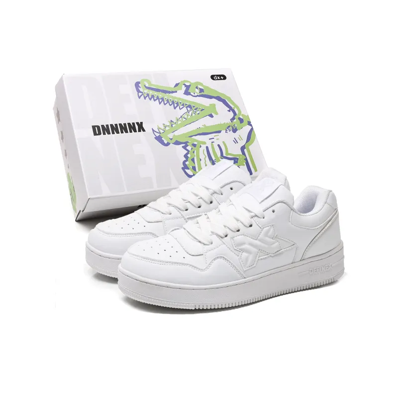 Dnnnn Coverage Slip Resistant, Abrasion Resistant, Lightweight, Height Increasing Low Top Skateboard Shoes Unisex-0