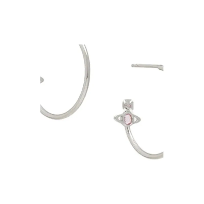 Vivienne Westwood Recycled White Silver Earrings Women's Silver-1