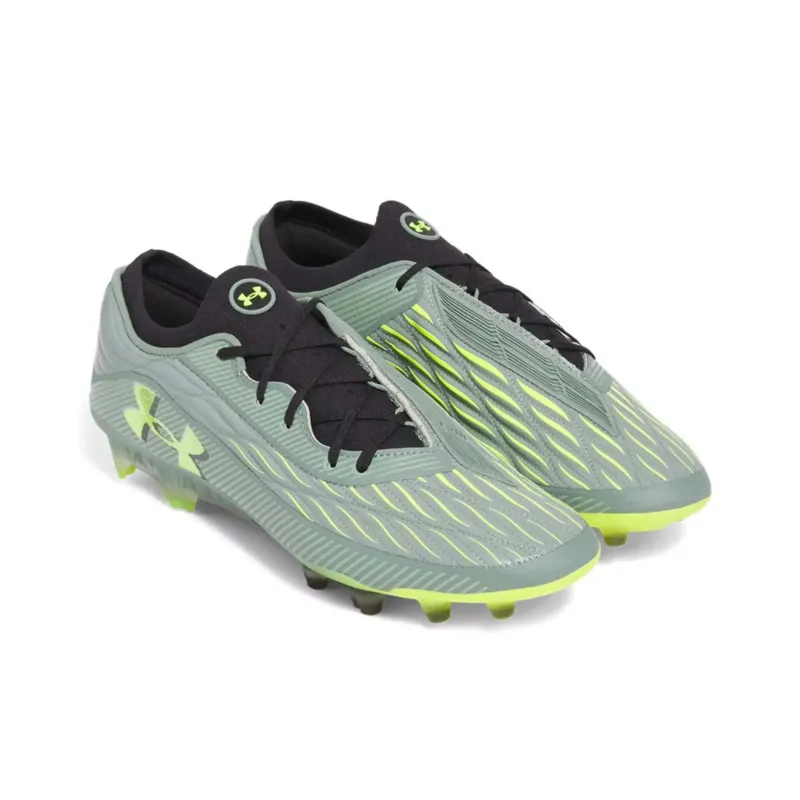 Under Armour MAGNETICO ELITE 4 Shock Absorbers With Slip Resistant Features Soccer Shoes Men's Green-2