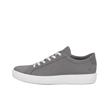 Ecco Soft 60 Low Top Skateboard Shoes Men's Gray